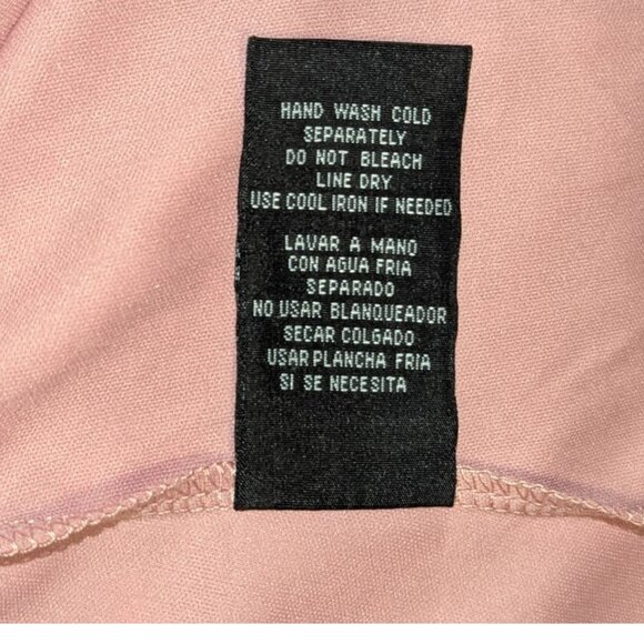 🖤 BF🔥 R & K Pink Polka Dot Chiffon Maxi Dress – Size 16 – NWT - Picture 6 of 6